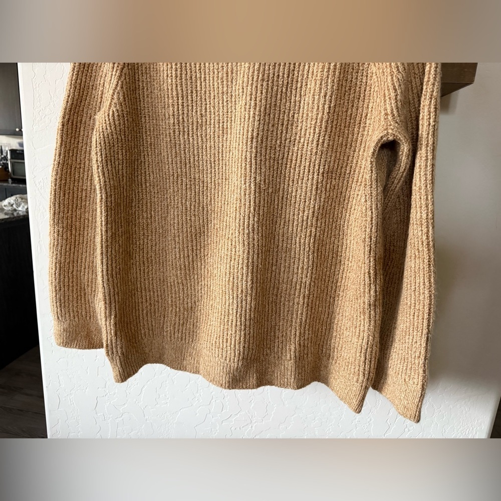 BP|Nordstrom Women’s neutral Tan knit Crewneck Sweater,NWT•••Large,winter staple - Picture 5 of 11